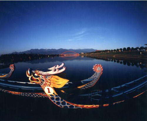 龍舟，宜蘭冬山河親水公園