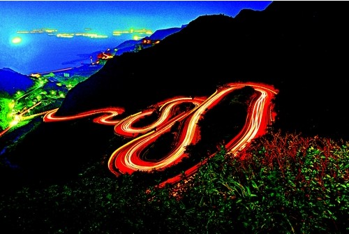 夜景，水金九地區礦山秘境